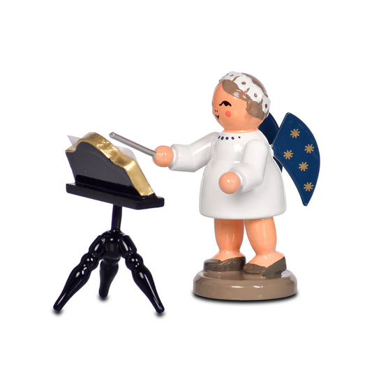 Engel Dirigent mit Notenständer, 5 cm