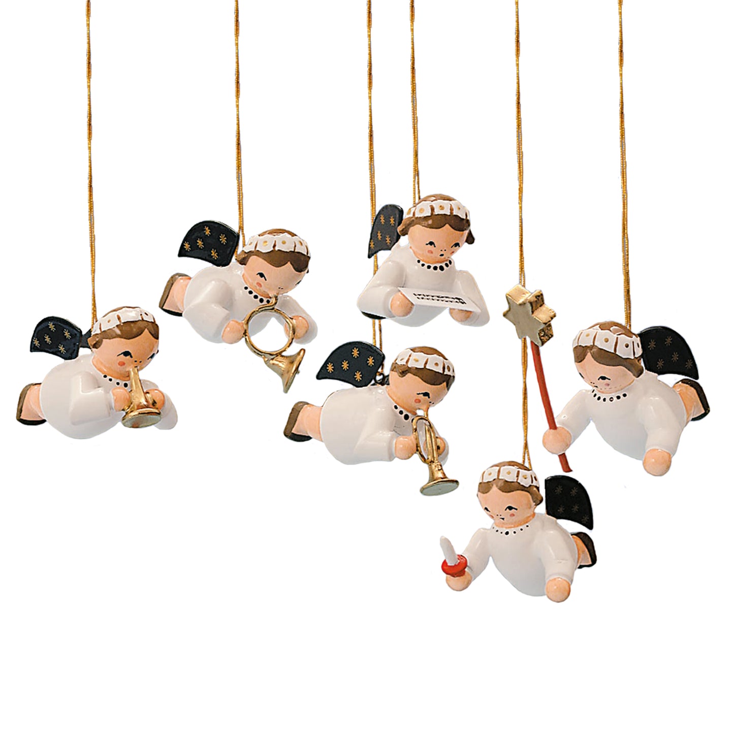 Engel schwebend, 6-teilig, 2,5 cm