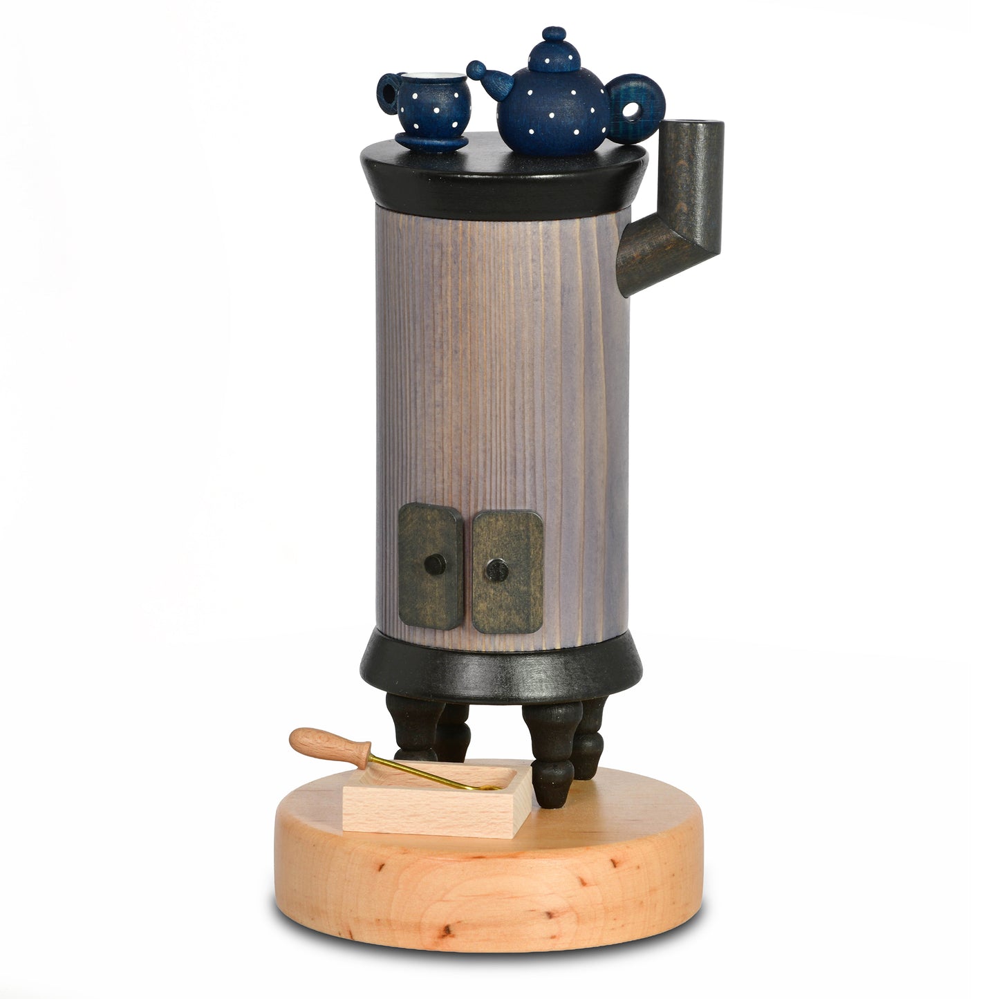 Kanonenofen, rauchend, 22 cm