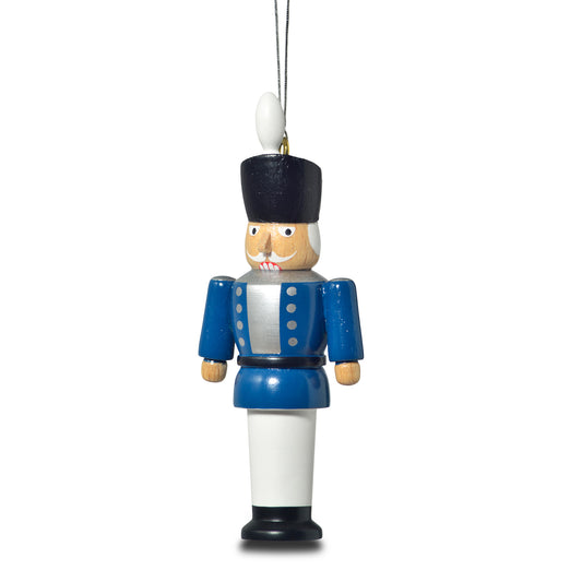 Baumbehang "Nussknacker" blau, 8 cm