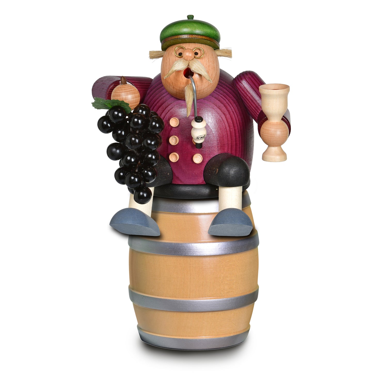 Räuchermann Kantenhocker - Winzer, 14 cm