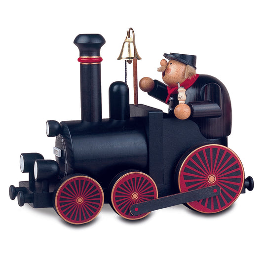 Lokomotive mit Lokführer, 22 cm