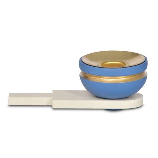 Pyramidentülle-Nr. 70027/70037, blau-gold