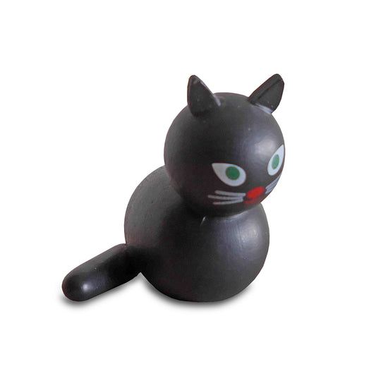 Katze schwarz für Kachelofen