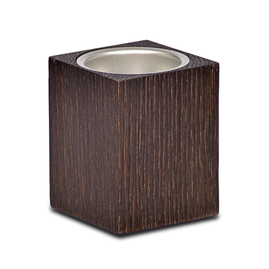 Pyramidentülle-Nr. 70066 Mooreiche, gelackt