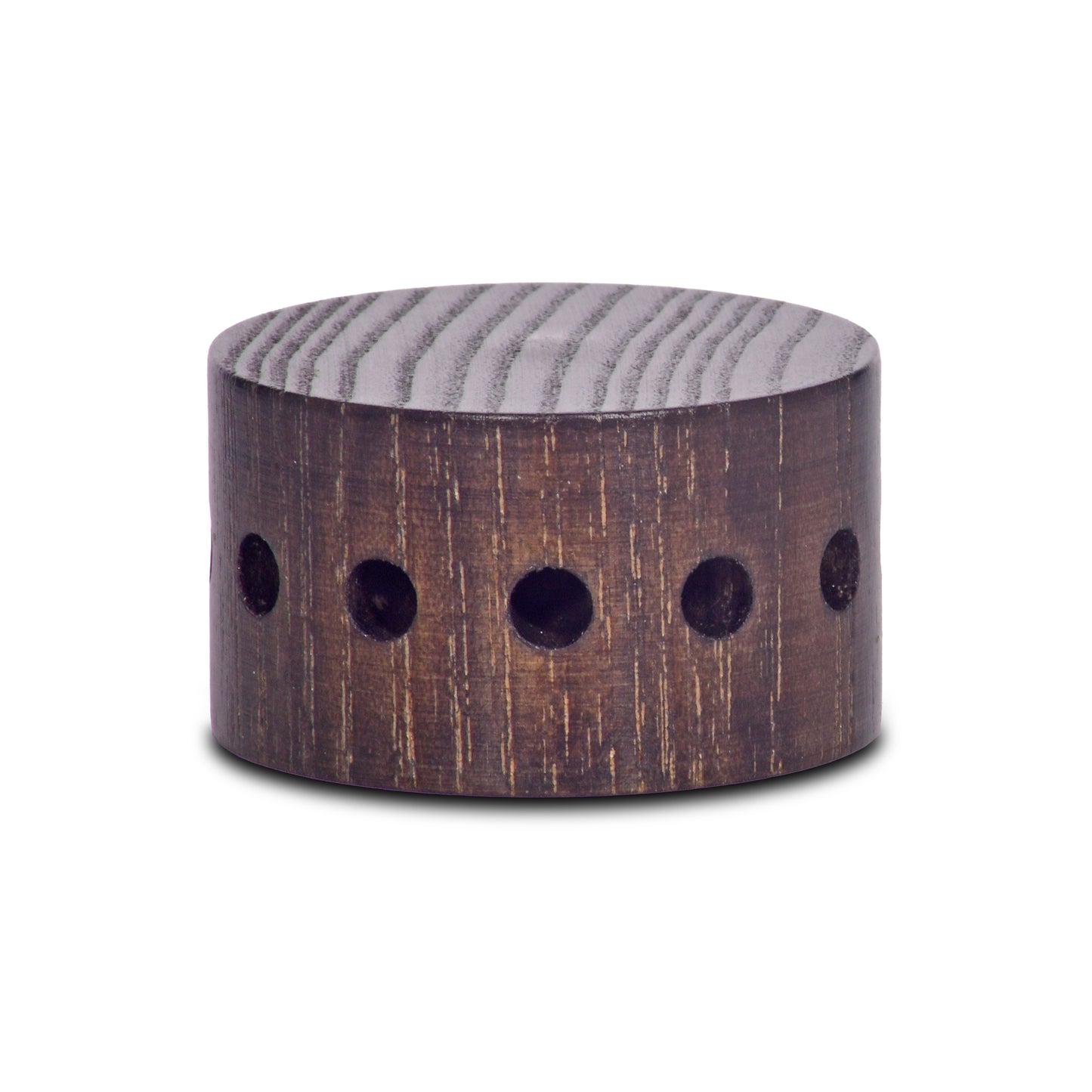 Flügelhalter für Pyramide Art.-Nr. 70070, Farbton Mooreiche mit Glaslager