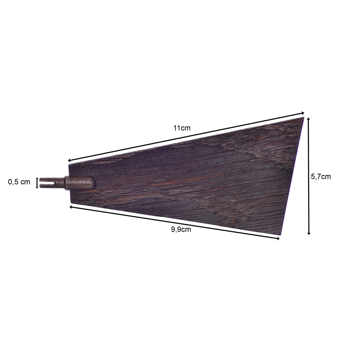 Flügel für Pyramide Art.-Nr. 70066, Farbton Mooreiche, gelackt (ab 2016)