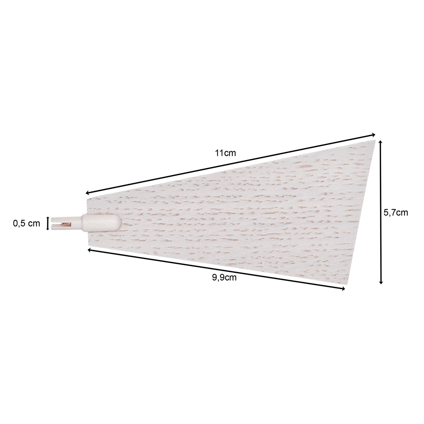 Flügel für Pyramide Art.-Nr. 70067, Eiche weiß, gelackt (ab 2016)